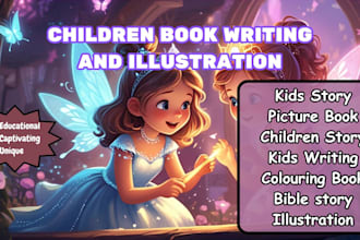 ghostwrite children storybook illustration bible themed christian picture book