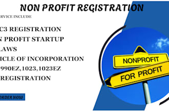 setup non profit registration apply for 501c3 reinstate revoked 501c3, 990, 1023