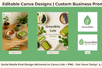 design business social media posts using ai and canva