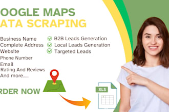 do b2b lead generation, google map scraping, business leads, email scraping