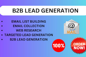 build a verified email list for b2b lead generation