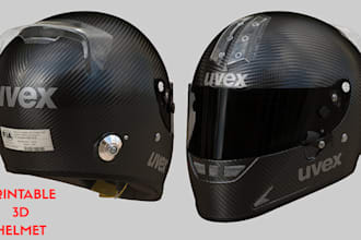 create a custom and printable 3d sculpted helmet perfect for cosplay