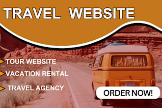 create a travel website, travel affiliate website, or travel agency website