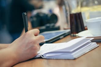 proofread, edit, and offer feedback on written deliverables