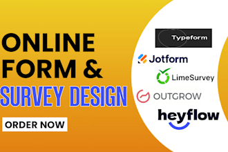 design online form quiz, survey design, outgrow form, heyflow, limesurvey