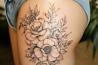 draw awesome old school tattoo style designs
