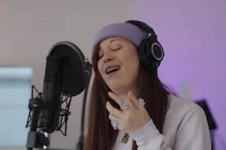 be your english, spanish female singer quality latin music producer for anygenre