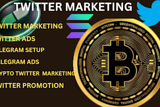 crypto x marketing, setup twitter ads boost real followers growth and management