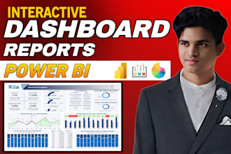 create interactive power bi and tableau dashboard, reports and dax