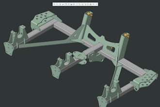 create 3d model from 2d drawings, solidworks, inventor, solid edge, PTC creo