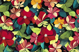 make textile seamless repeat patterns
