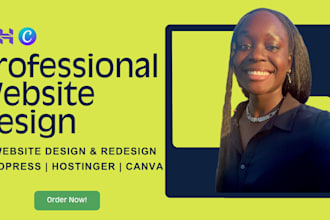design responsive hostinger website for your business