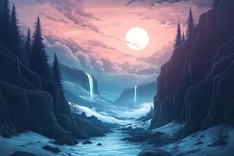 fantasy landscape art concept lost civilizations