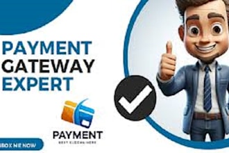 do professional payment gateway setup for esty and shopify,stipe, paypal square