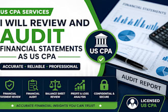 review and audit financial statements as US CPA