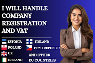 do company and vat registration, oss, ioss, epr compliance for europe countries