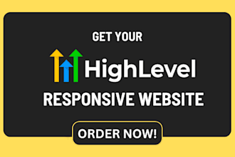 do gohighlevel website ghl web design responsive website funnel
