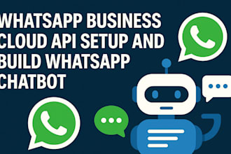 do free whatsapp business cloud API setup and configure ai chatbot
