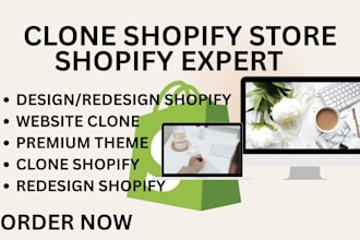 clone shopify store, revamp, duplicate, edit, update, redesign shopify website