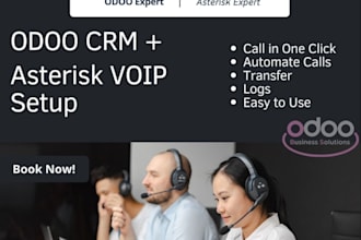 ood integration, odoo asterisk, vicidial asterisk voip, call center solution