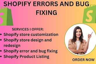 custom shopify coding fix shopify bugs shopify customization and optimization