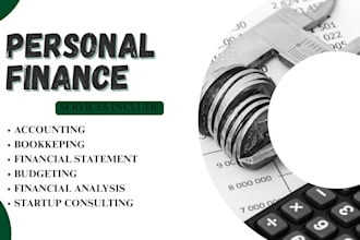 help with bookkeeping, accounting and personal finance