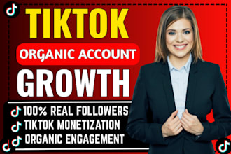 do promote your tiktok account to grow 20,000 organic followers and get monetize