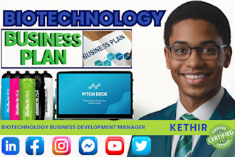 write investor ready biotech healthcare pitch deck lifescience business plan