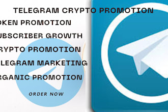 grow and market your crypto telegram channel with real promotion and engagement