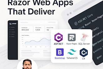 build c sharp razor application