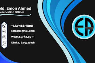 create a modern business card  designs