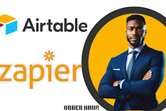 setup airtable zapier integration, airtable automation and zapier automation