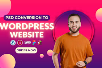 develop psd to wordpress figma to wordpress convert design to wordpress website
