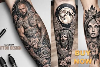 create arm tattoo, custom tattoo design, tattoo sleeve