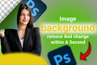 remove image background and add custom bg