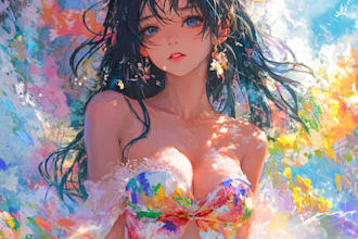 sketch you color anime sketch art