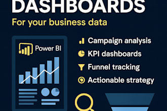 build custom power bi dashboards for business reporting