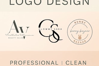 create a aesthetic logo design for your brand