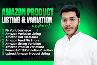 create amazon variation listings, fix parent child listings, flat file support