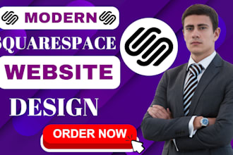 design, redesign squarespace website or build website development squarespace