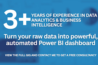transform your raw data into a powerful power bi dashboard