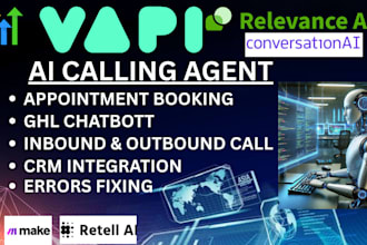vapi ai retell ai gohighlevel make com vapi ai calling agent