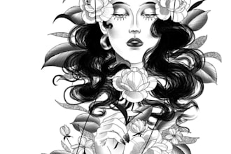 create your custom realistic tattoo design
