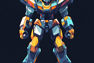 draw gundam, transformer, robot, armor, mecha
