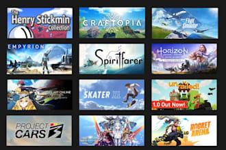 create your custom steam capsule for your page or game