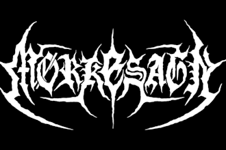 design death metal, slam, and brutal logo for you