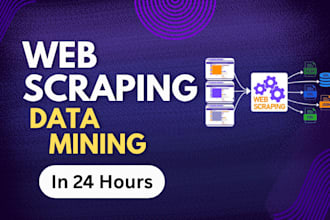 do web scraping, data mining, and API data extraction using python