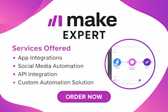 setup make com automation, make com, make automation, made com