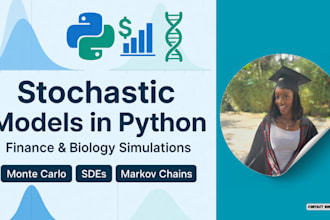 build stochastic models in python for finance and risk analysis