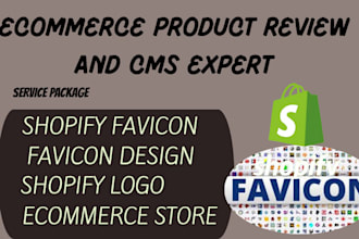 elevate your brand with expert custom shopify favicon, web store and logo design